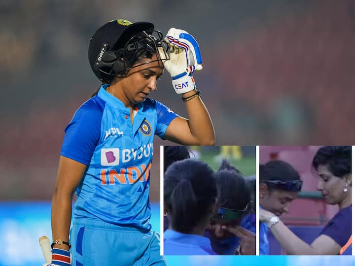 Women's T20 WC 2023 Harmanpreet Kaur bursts into tears after ex-captain Anjum Chopra's gesture following IND loss to AUS Harmanpreet Kaur: అంజుమ్‌ను హత్తుకొని వలవలా ఏడ్చేసిన హర్మన్‌! వీడియో చూస్తే మనకూ కన్నీరే!