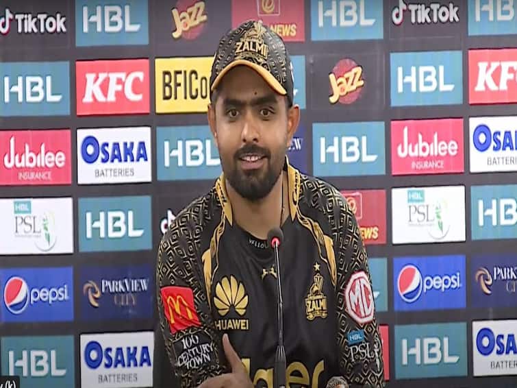 PSL 2023: 'Why Not A Strike Rate Of 300' – Babar Azam's Response To Journalist Goes Viral PSL 2023: 'Why Not A Strike Rate Of 300' – Babar Azam's Response To Journalist Goes Viral