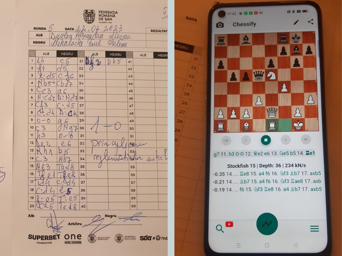 Chess player caught cheating in bathroom using phone during