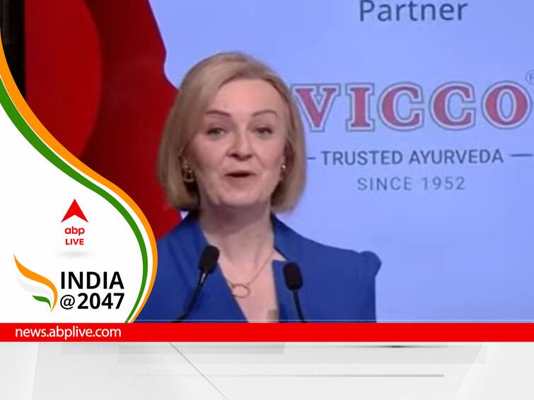 Ideas of India 2023 by ABP Network Liz Truss India Has A Huge Cultural Influence On UK India Has A Huge Cultural Influence On UK: Ex-PM Liz Truss At Ideas Of India Summit