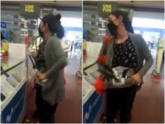 Video: चोरी के लिए ये जुगाड़ लगा रही थी महिला, एक साथ पांच पैन चुराने का प्लान हुआ फेल
