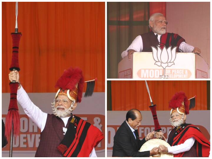 PM Narendra Modi addressed a public rally in Nagaland's Dimapur on Friday, during which he said that there was no violence in Tripura during Assembly Elections as BJP was in power in the state.