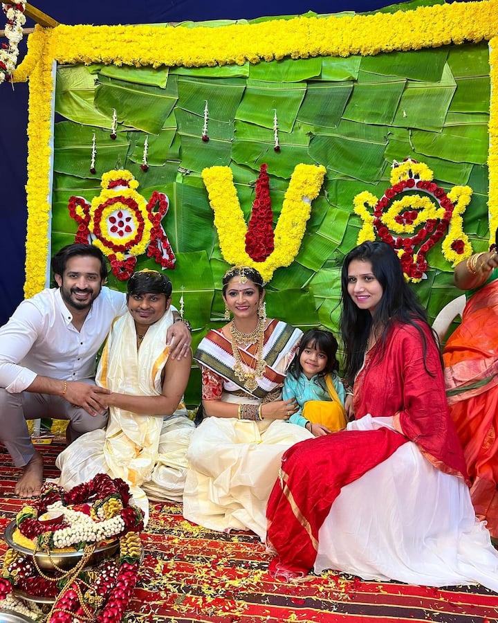 ‘జబర్దస్త్’ రాకింగ్ రాకేష్, జోర్దార్ సుజాత వెడ్డింగ్ ఫొటోలు - Images Credit: RK Roja and Social Media/Instagram