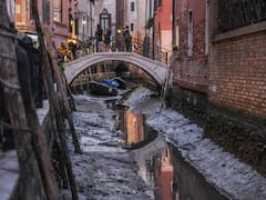 Unusually Low Tides Dry Up Venice Canals, Scientists Say Italy May See Another Drought