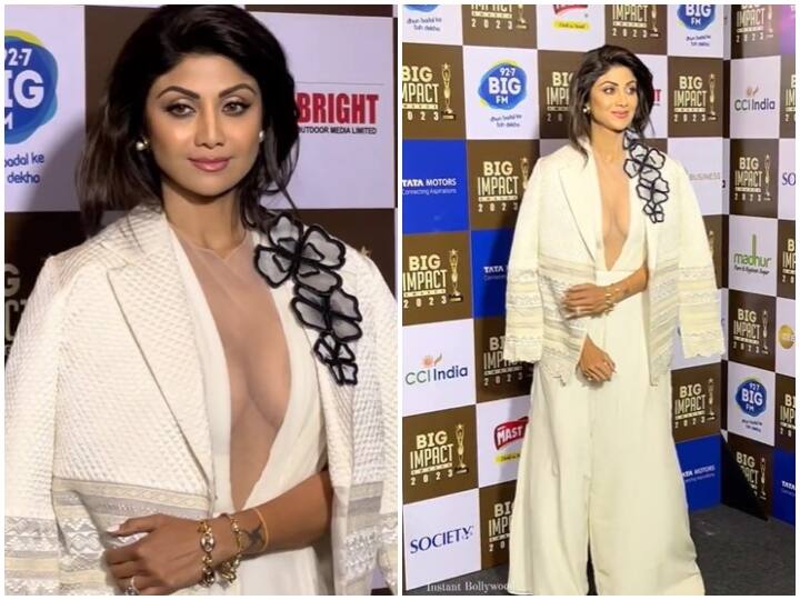 Shilpa Shetty trolled for wearing a very deep neck dress, users say- ‘Urfi’s effect is gone’