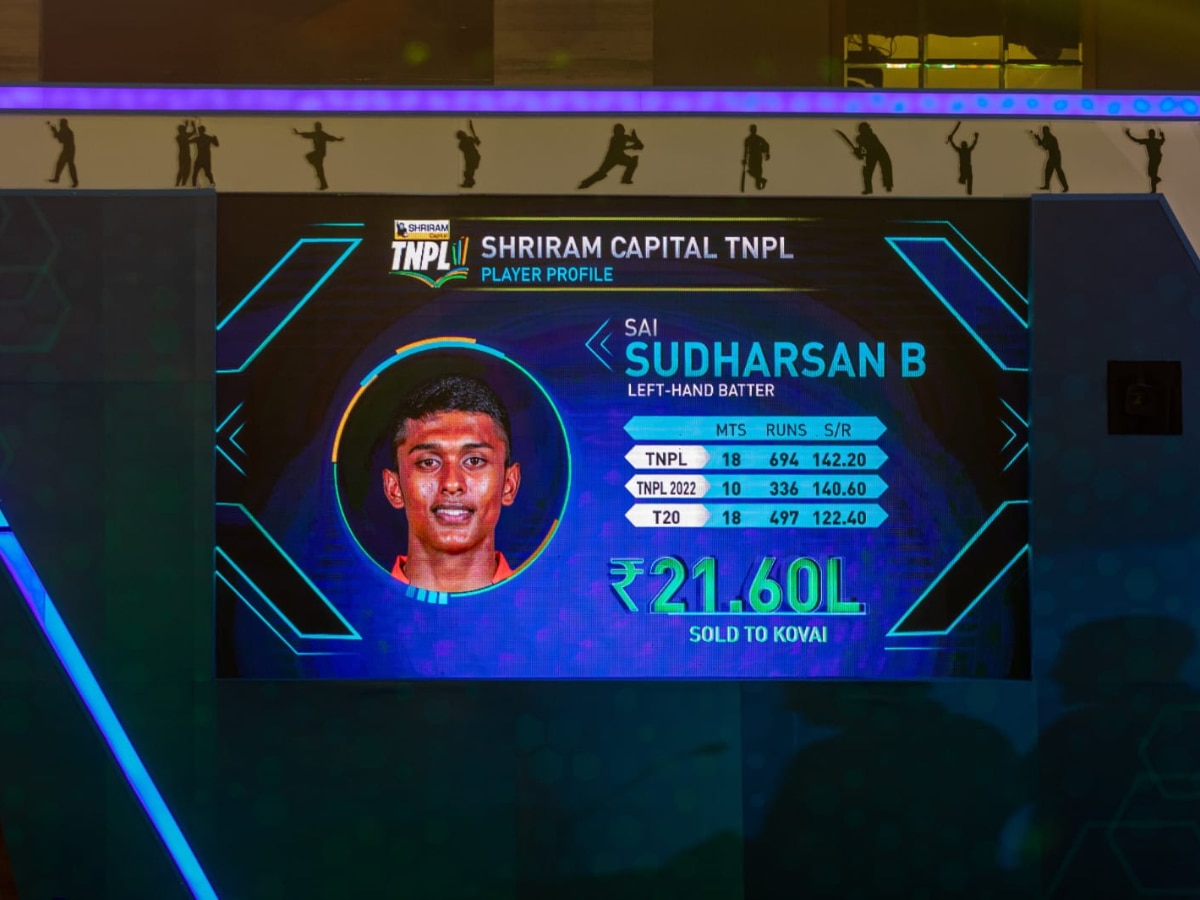 Tamil Nadu Premier League 2023 Sai Sudarshan Most Expensive Complete