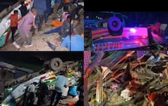 Madhya Pradesh : भरधाव ट्रकची तीन बसला धडक, भीषण अपघातात 8 जणांचा मृत्यू तर 50 जखमी; केंद्रीय मंत्री अमित शाह यांच्या रॅलीहून परतताना अपघात