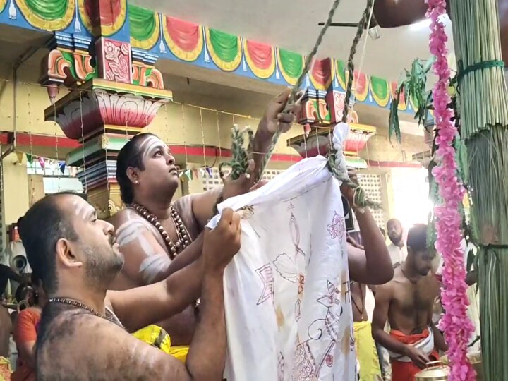 Masi Magam: திருமணஞ்சேரி உத்வாகநாதர் சுவாமி ஆலய மாசிமக பெருவிழா, கொடியேற்றத்துடன் துவக்கம்..