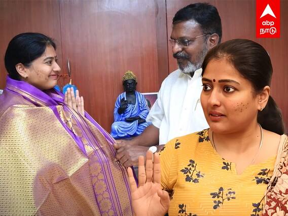 Gayathri Raghuram : ”திருமா அண்ணன் பத்தி கேக்காதீங்க..” “அண்ணாமலை பத்தி கேளுங்க..” கடுப்பான காயத்ரி