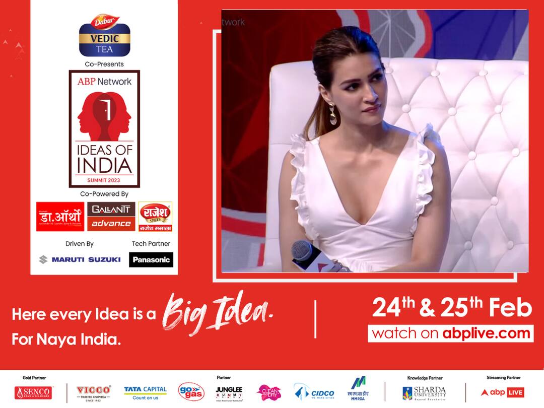 People Used To Say 'Ye Toh Tiger Shroff Ki Film Me Aayi Thi': Kriti Sanon Speaks About Nepotism Ideas of India 2023 by ABP Network: Kriti Sanon Talks About Her Journey And Nepotism People Used To Say 'Ye Toh Tiger Shroff Ki Film Me Aayi Thi': Kriti Sanon Speaks About Nepotism