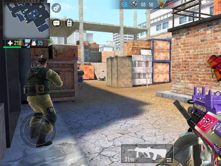 Modern Ops: Gun Shooting Games - Developed by Edkon Games, Modern Ops is a multiplayer FPS(First-person shooter). In the game, two teams (terrorists and anti-terrorists) face each other inside medium-sized settings. Your objective in each setting is to get a higher score than the enemy and get rid of as many rivals as you can. It was released in 2019. [Image Credit: Edkon Games GmbH]
