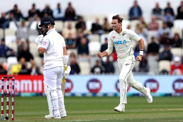 Kiwi bowling legend Tim Southee on Saturday impressed everyone by equalling two-time World Cup-winning skipper MS Dhoni's record.