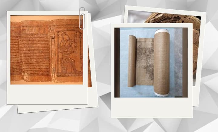 Papyrus Book Egypt: পিরামিডের দেশে অনবদ্য অবিষ্কার। প্রাচীন রীতিনীতির সঙ্গে পরিচয়। ২ হাজার বছর পুরনো বই উদ্ধার। ছবি: মিশরের পর্যটন ও পুরাতত্ত্ব মন্ত্রক।