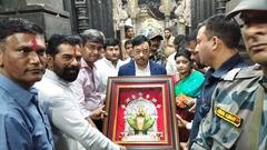 Narayan Rane : नारायण राणे कोल्हापूर दौऱ्यावर; करवीर निवासिनी अंबाबाईचे सपत्नीक घेतले दर्शन