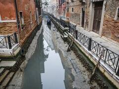 Unusually Low Tides Dry Up Venice Canals, Scientists Say Italy May See Another Drought