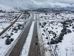 US: Los Angeles Sees Rare Snow Storm And Heavy Rain, Causing Large Power Outages