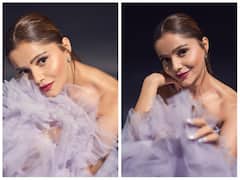 Rubina Dilaik Photos: हद से ज्यादा लंबी और भारी ड्रेस में रुबीना के हुस्न का जलवा, तस्वीरों ने किया लोगों को हैरान