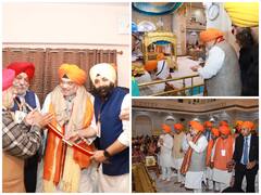 Amit Shah Offers Prayers At Patna Sahib Gurudwara, Says ‘Blessed To Visit Sacred Takhat Sri Harimandir Ji’ — IN PICS