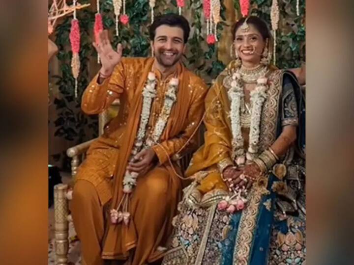 Taarak Mehta Ka Ooltah Chashmah Actor Sachin Shroff Marries Chandni Sachin Shroff Wedding : नवीन तारक मेहता दुसऱ्यांदा अडकला विवाहबंधनात, धुमधडाक्यात झालं लग्न