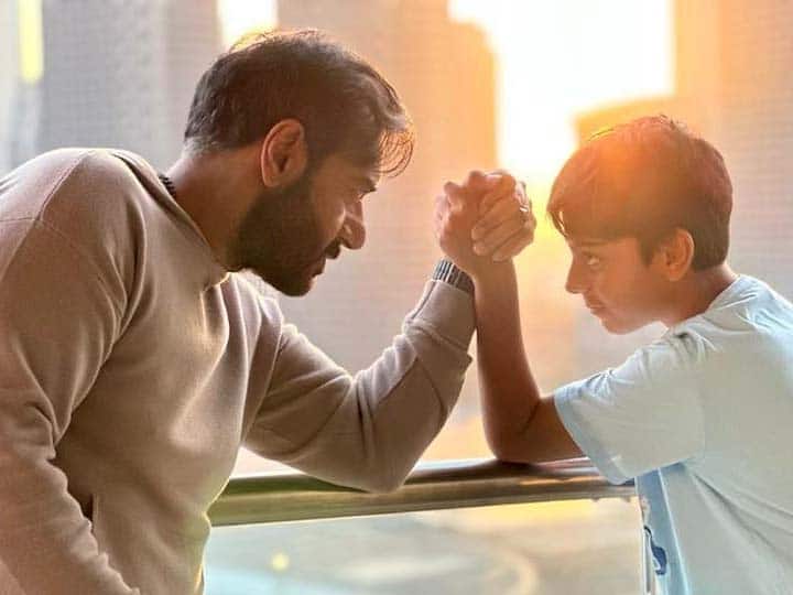 ‘A fight every father wants to lose’, little ‘Singham’ challenges father Ajay Devgan