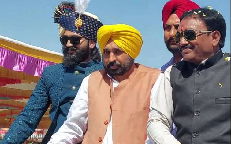 CM Bhagwant Mann held a press conference in Bhavnagar Bhavnagar: ભાવનગરના મહેમાન બન્યા પંજાબ સીએમ ભગવંત માન, અમૃતસરમાં થયેલી હિંસા જાણો શું આપ્યું નિવેદન