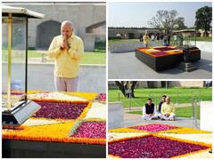 Manish Sisodia Pays Homage To Mahatma Gandhi At Rajghat Ahead Of CBI Questioning — IN PICS
