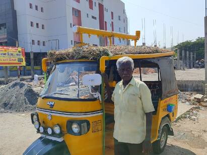 Nature AC Auto attracts the attention of Salem people TNN சேலம் மக்களின் கவனம் ஈர்க்கும் இயற்கை ஏசி ஆட்டோ - வாங்க ஒரு ரவுண்டு அடிப்போமா..?