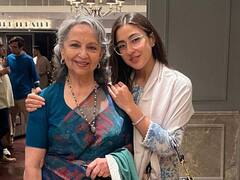 सारा अली खान ने दादी शर्मिला टैगोर के साथ कैमरे के सामने दिया पोज, कैप्शन में लिखा- 'मेरे सपनों की रानी'