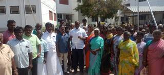 திருச்சி வண்ணாங்கோவில் அருகே தார் உற்பத்தி ஆலையை மூட வேண்டும் - பொதுமக்கள் கோரிக்கை