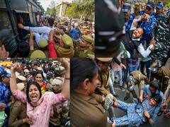 Manish Sisodia Arrest: AAP Observes 'Black Day', Stages Protests In Several states. In Pics