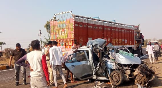 Nagpur Accident : कार आणि ट्रकची जोरदार धडक; नागपुरातील भीषण अपघातात दोघांचा जागीच मृत्यू, तर दोघे गंभीर जखमी