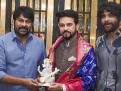 చిరంజీవి నివాసానికి కేంద్ర మంత్రి అనురాగ్ ఠాకూర్, నాగార్జున - ఎందుకంటే?