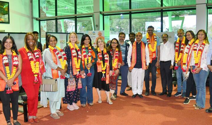 आज सकाळी 09.30 वाजल्यापासून हॉटेल रामा इंटरनॅशनलमध्ये G-20 परिषदेला सुरुवात झाली आहे.