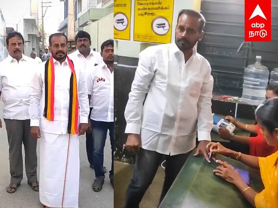 DMDK Anand : கட்சி வேட்டியா? No சொன்ன அதிகாரி! டென்ஷனான தொண்டர்கள்..Pant-க்கு மாறிய தேமுதிக வேட்பாளர்!