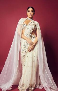 Bhumi Pednekar: ਭੂਮੀ ਪੇਡਨੇਕਰ ਨੇ ਚਿੱਟੀ ਸਾੜ੍ਹੀ ਪਾ ਕੇ ਦਿਖਾਈ ਆਪਣੀ ਕਮਰ, ਮਨਮੋਹਕ ਦਿੱਖ ਅਤੇ ਪੱਲੂ ਹਿਲਾ ਕੇ ਲੋਕਾਂ ਨੂੰ ਕੀਤਾ ਜ਼ਖਮੀ