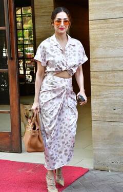 Malaika Arora : ધોતી પહેરીને જાહેરમાં દેખાઈ મલાઈકા, નવા લૂકમાં પાડ્યો વટ