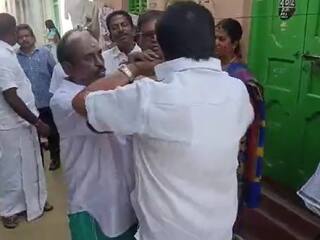 Erode East Bypoll:அனல் பறக்கும் வாக்குப்பதிவு..!  தி.மு.க. - அ.தி.மு.க.வினரிடயே தள்ளுமுள்ளு..!