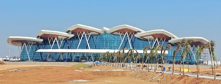 Shivamogga Airport Pictures: કર્ણાટકના દક્ષિણ રાજ્યના શિવામોગામાં એક નવું એરપોર્ટ ઉદ્ઘાટન કરવામાં આવશે અને તે પહેલાં અમે તમને એરપોર્ટની વિશેષ તસવીરો બતાવી રહ્યા છીએ.