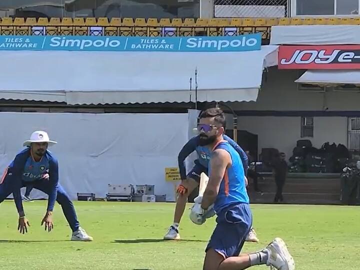 Border Gavaskar Trophy: Team India catching skills fielding practice session ahead of Holkar 3rd Test With Virat Kohli Watch: इंदौर टेस्ट से पहले किंग कोहली बने टीम इंडिया के कोच, नहीं हो रहा यकीन तो देखें वीडियो