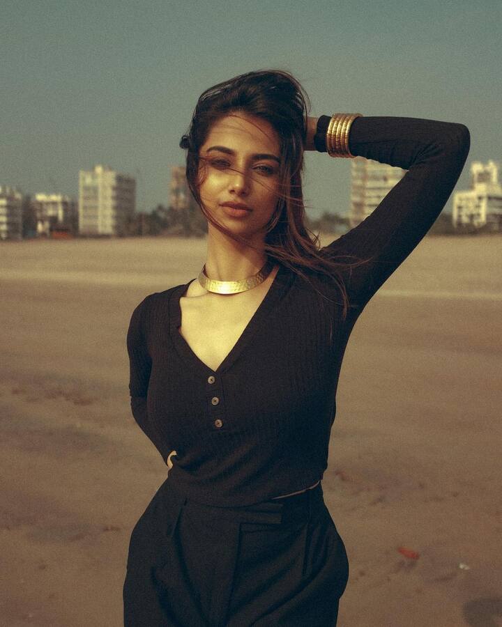 హిట్2 సినిమాతో హిట్ సినిమాను ఖాతాలో వేసుకుంది ముంబై ముద్దుగుమ్మ మీనాక్షి. -Image Credit: Meenakshi Chaudhary/Instagram