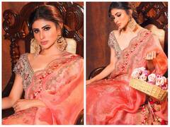 Mouni Roy ने फिर एथनिक लुक से कर दिया फैंस के दिलों को घायल, अप्सरा सी खूबसूत लगी हसीना