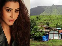 सुकून भरे पल बिताने के लिए शिल्पा शिंदे ने पहाड़ों के बीच लकड़ियों से बनाया ऐसा घर