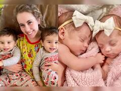 Weird News: ਔਰਤ ਨੇ 13 ਮਹੀਨਿਆਂ 'ਚ 2 ਵਾਰ ਦਿੱਤਾ ਜੁੜਵਾਂ ਬੱਚਿਆਂ ਨੂੰ ਜਨਮ, ਡਾਕਟਰਾਂ ਨੇ ਕਿਹਾ ਦੁਰਲੱਭ