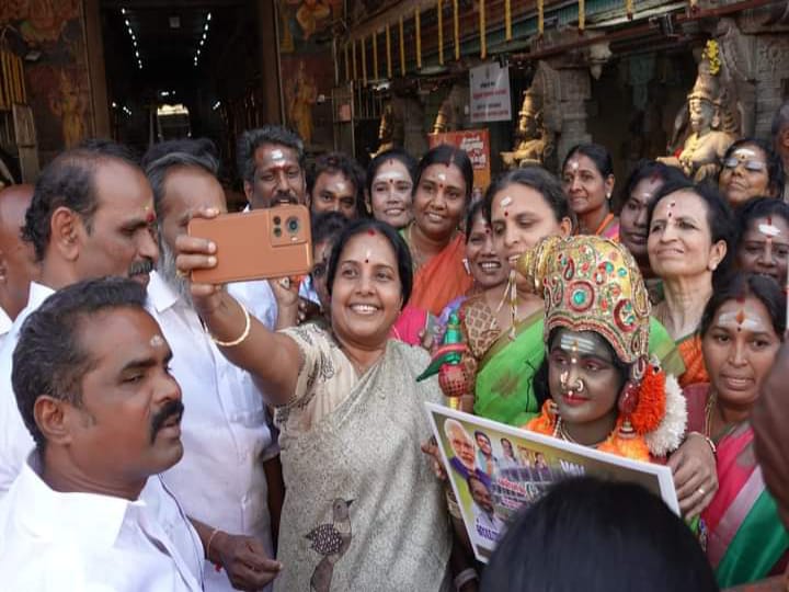 பிரதமர் மோடி ஆட்சியில் பெண்கள் மகிழ்ச்சியாக  உள்ளனர் - மதுரையில் வானதி ஸ்ரீனிவாசன் பேட்டி