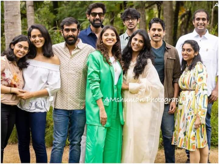 Daggubati Family 3rd Generation Photos : దగ్గుబాటి సురేష్ బాబు కుమార్తె, రానా సోదరి మాళవిక అబ్బాయి పుట్టినరోజు పార్టీలో దగ్గుబాటి మనవళ్ళు, మనవరాళ్ళు సందడి చేశారు.