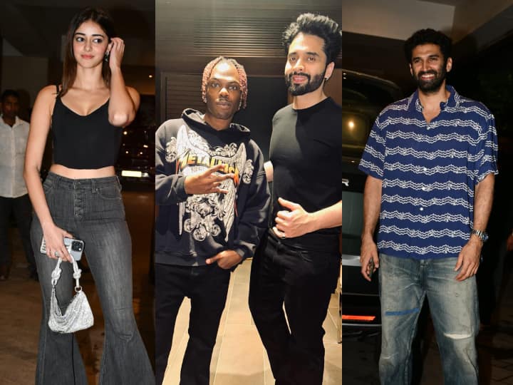 Jackky Bhagnani Party Photos: बीती रात जैकी भगनानी ने हॉलीवुड सिंगर और सॉन्ग राइटर सीके के लिए खास पार्टी अरेंज की थी, जहां पर बॉलीवुड सितारों का मेला नजर आया था.