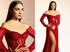 Kiara Advani Pics: रेड ट्रांसपेरेंट ड्रेस पहन कियारा आडवाणी ने फ्लॉन्ट किए टोन्ड लेग्स, उस पर एक-एक पोज़ ने तो दिल जीत लिया!