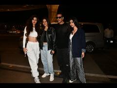 Akshay Kumar Leaves For 'The Entertainers' Tour With Disha Patani, Mouni Roy And Others, SEE PICS