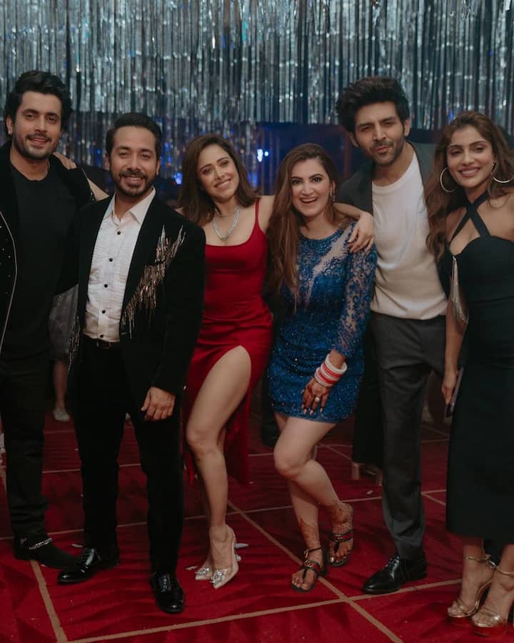 The Pyaar Ka Punchnama 2 cast reunited on Shivaleeka Oberoi and Abhishek Pathak's wedding reception