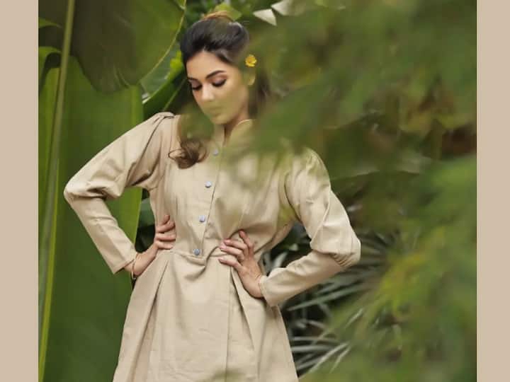 Divya Agarwal is quite active on social media and keeps giving her fans a peek into her life. Recently, she shared glimpses from her photoshoot in a simple yet stylish beige dress. (Image Source: Instargam)